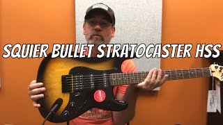 Video thumbnail for Squier Bullet Stratocaster HSS - 2-Colour Sunburst Demo by Ben Coombs