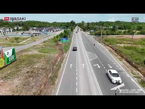 EY632 Solar Street Light Showcase @ Temerloh | Pahang | SORAA SSL EY632- 120W