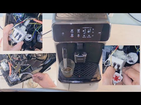 Philips Ep water pump defective replacement. The pump becomes quiet and no coffee comes out