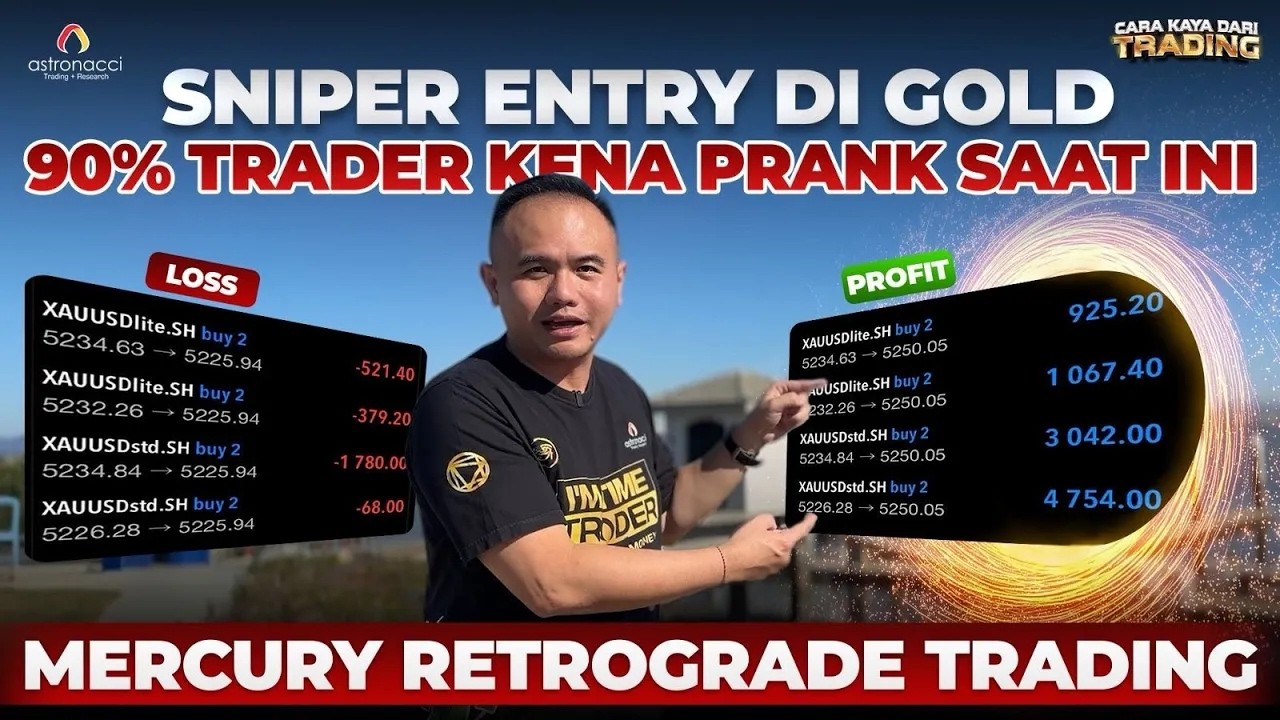 BUKAN HOKI! Cara Sniper Entry di Gold Saat yang Lain Lagi Rungkad