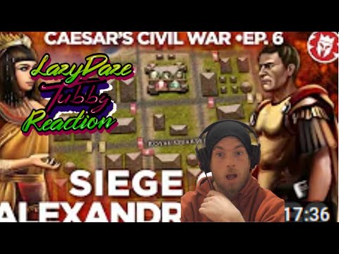 HISTORY FAN REACTION Siege of Alexandria 48 BC - Caesar's Civil War -
