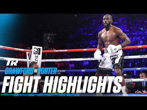 Terence Crawford Highlight Reel Knockout of Shawn Porter, Keeps Welterweight Title | FIGHT HIGHLIGHT