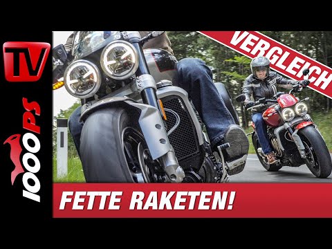 Triumph Rocket 3 R vs. Rocket 3 GT - welches Schlachtschiff kann mehr?