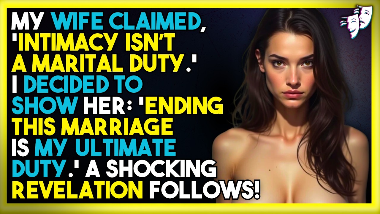 My wife said, "Intimacy isn't a marital duty." So I proved, "My duty is to end this marriage!"...