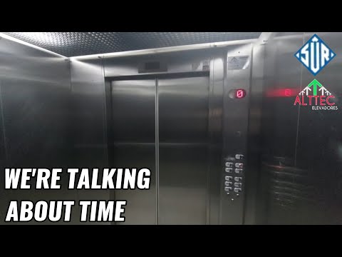 Talking Clock: Big SÛR (m. Alttec) Traction Elevators - City Conv. Hall & Theater, Downtown - GO, BR