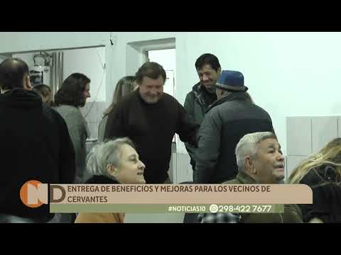 Río Negro acompaña el crecimiento de Cervantes: entrega de lotes y servicios para los vecinos