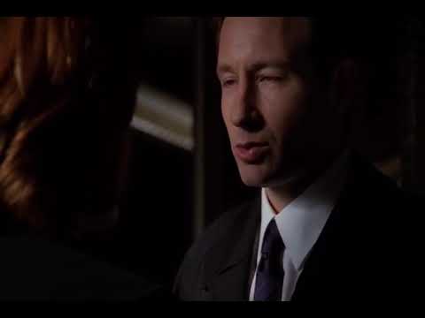 The X-Files: “Rush” (7x05) Mulder and Scully gazing at each other while talking about a case