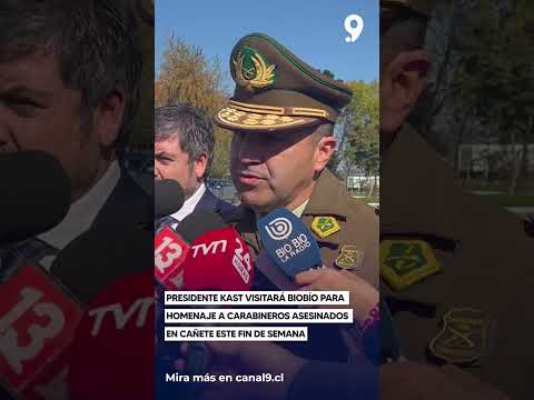 Presidente Kast visitará Biobío para homenaje a carabineros asesinados en Cañete este fin de semana