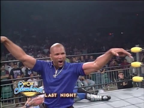 Ernest "The Cat" Miller Debut - Slamboree 1997. Miller Drops Wrath & Mortis! (WCW)