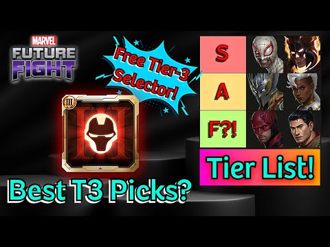 Tier-3 Selector Tier List 2025 – Black Friday Best Picks?! | Marvel Future Fight