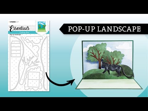 POP-UP landscape die set - Instruction video SL-ES-CD164