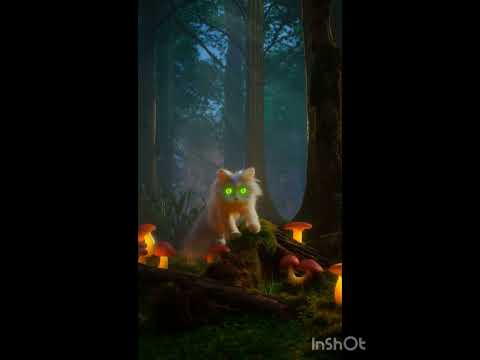 Mystic Cat of the Enchanted Forest 🐾🌲