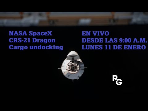 En minutos: SpaceX CRS-21 Dragon Cargo undocking from the International Space Station