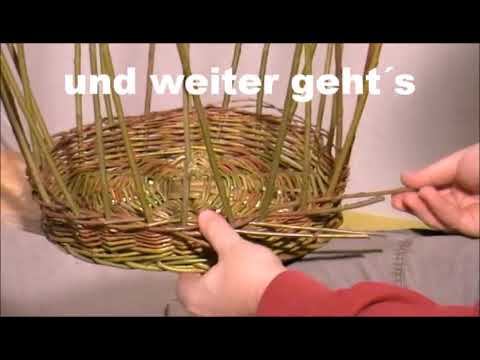 Ein Korb entsteht - Anleitung Schritt für Schritt - ohne Musik