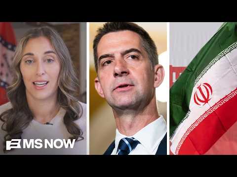 'Finally got the war HE WANTED': Hallie Shoffner says Tom Cotton's Iran war is 'hurting farmers'