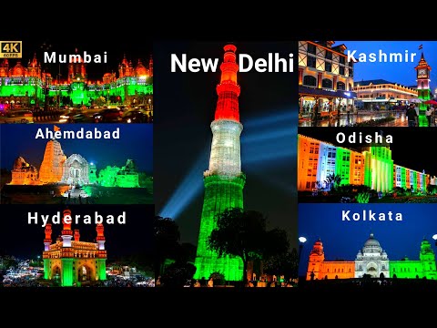 How India Celebrated 77th Independence Day 2023 | Monuments Illuminated Into Tricolour Across India