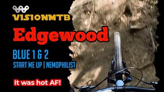 MTB Riding Edgewood Preserve Trail - Featuring Blue 1 and 2
