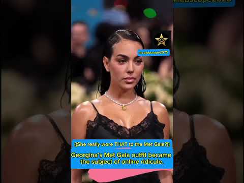Georgina at Met Gala: Fans Can't Stop Laughing at Her Outfit! #shorts #georgina #georginarodriguez