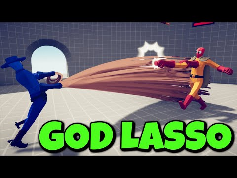 GOD LASSO vs EVERY FACTION - Totally Accurate Battle Simulator TABS