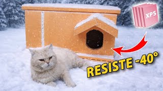 Convertí Aislante Barato En Una Casa Para Gatos — Ahora Mi Gato No Quiere Salir