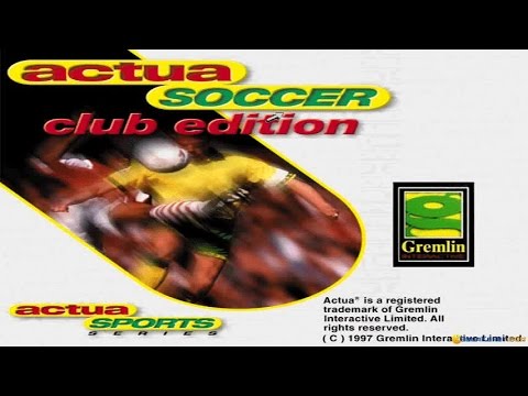 Actua Soccer Club edition gameplay (PC Game, 1996)