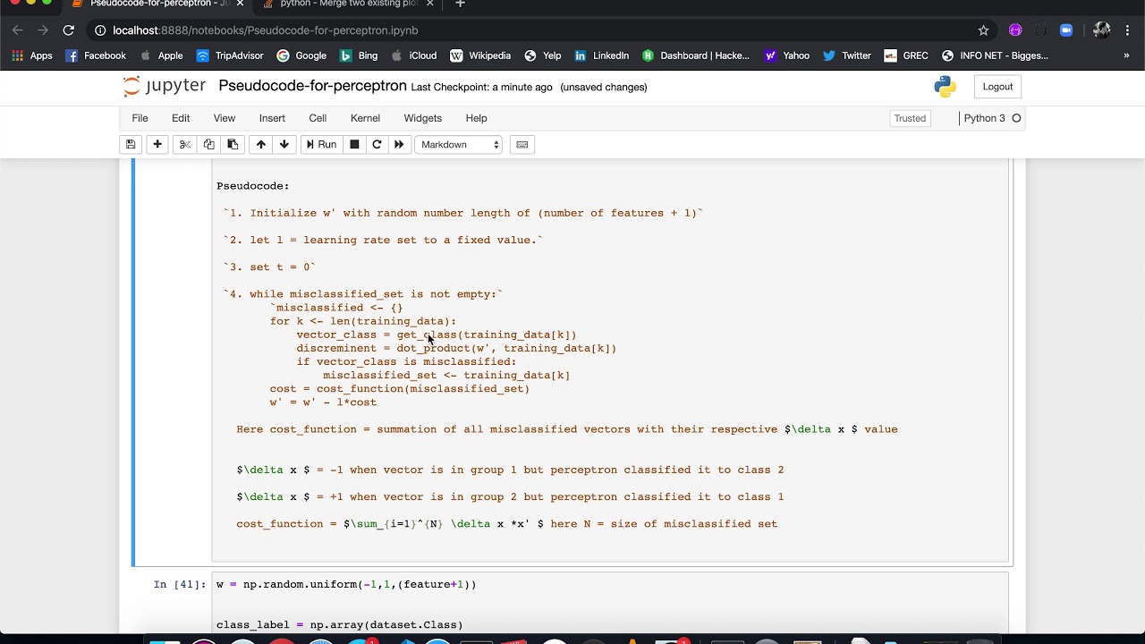 Perceptron : Understanding Algorithm and Python Implementation