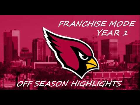 Madden 04: Arizona Cardinals Franchise Mode Year 1 - Off Season Highlights