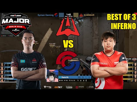 AVANGAR vs SYMAN | HIGHLIGHTS | КАЗАХИ РЕШАЮЩИЙ МАТЧ | STARLADDER MAJOR BERLIN 2019 | #CSGO