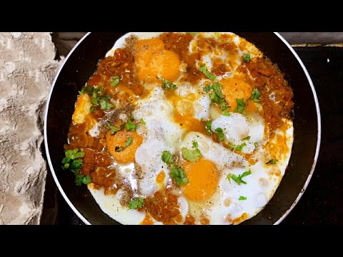 Shakshuka Recipe Indian Style | Shakshuka - Egg In Tomato Sauce | Shakshuka without bell pepper oven
