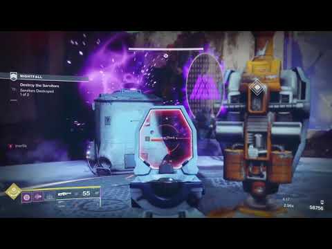 Destiny 2, Nightfall 100k, Solo, No Exotics, Warlock Voidwalker, Exodus Crash