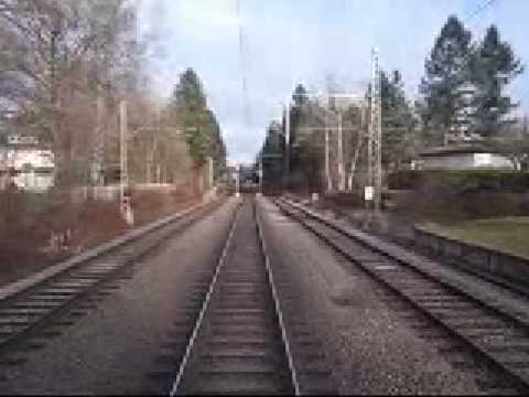 [Führerstandsmitfahrt 2008] S-Bahn München * S7 Pullach - Großhesselohe-Isartalbahnhof