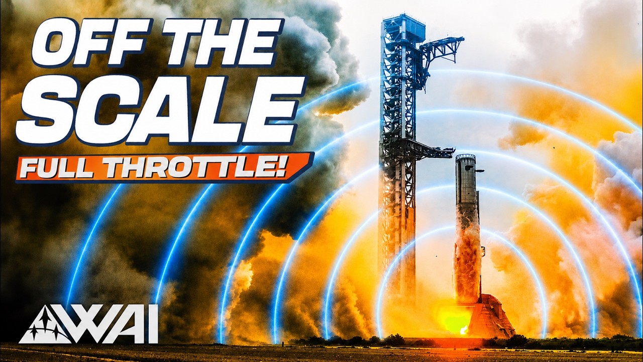 FULL THROTTLE: SpaceX Tests Starship Super Heavy v3 For Flight 12