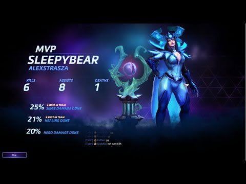 [HOTS] Alexstrasza--Cleansing Flame MVP build/plays