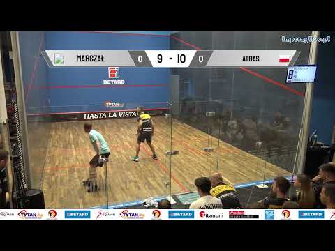Adrian Marszał - Przemysław Atras Betard Drużynowe Mistrzostwa Polski 2023 - ćwierćfinał - squash