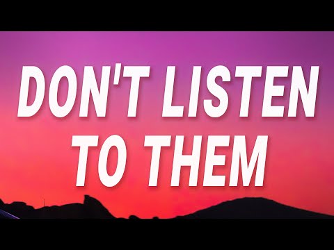 NIKI - Don't listen to them (You'll be in my heart) (Lyrics)