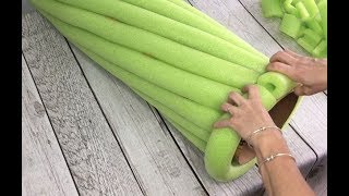 THOUSANDS Of People Have Pinned Her Pool Noodle Decor Idea and You Will Instantly See Why!