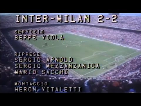 Inter-Milan 2:2, 1978/79 - Domenica Sportiva (doppietta di Walter de Vecchi)