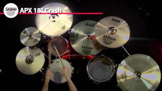 Video thumbnail for SABIAN 18" APX Crash Product Demo by SABIAN Cymbals
