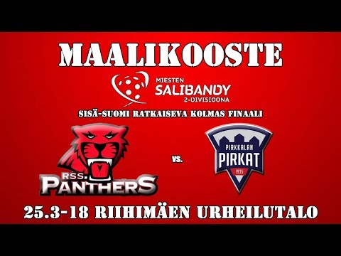 Maalikooste ratkaiseva kolmas finaali RSS Panthers vs  Pirkkalan Pirkat 25.3-18