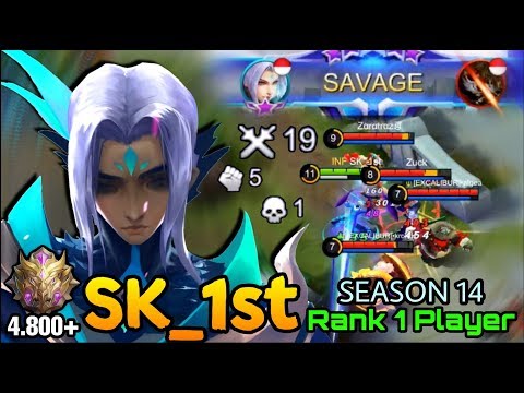 SAVAGE!! 19 Kills Ling is Broken!! - Top 1 Global Mythic 4.800+ by SK_1st - Mobile Legends
