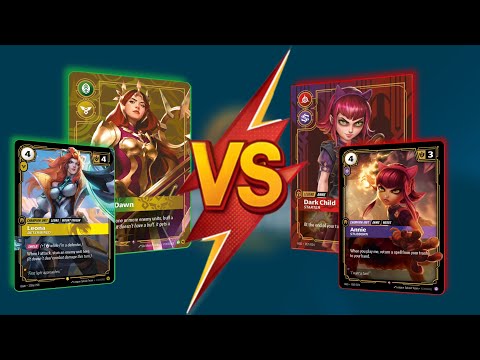 Riftbound TCG! Regional Houston Peak Gameplay LEONA VS ANNIE!