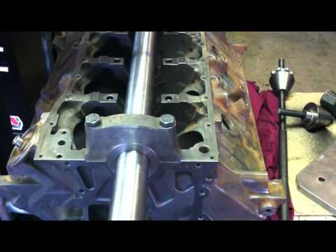 460/532 stroker build Milling the block