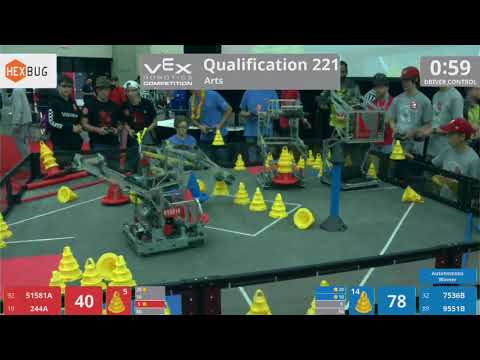 2018 VRC Arts Q221 - 51581A 244A vs 7536B 9551B - 77 to 129