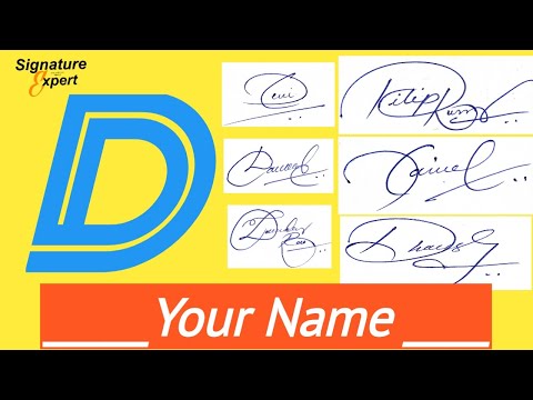 ✔️D Letter Signature Style | Signature Style Of My Name  | How To Create My Own Signature
