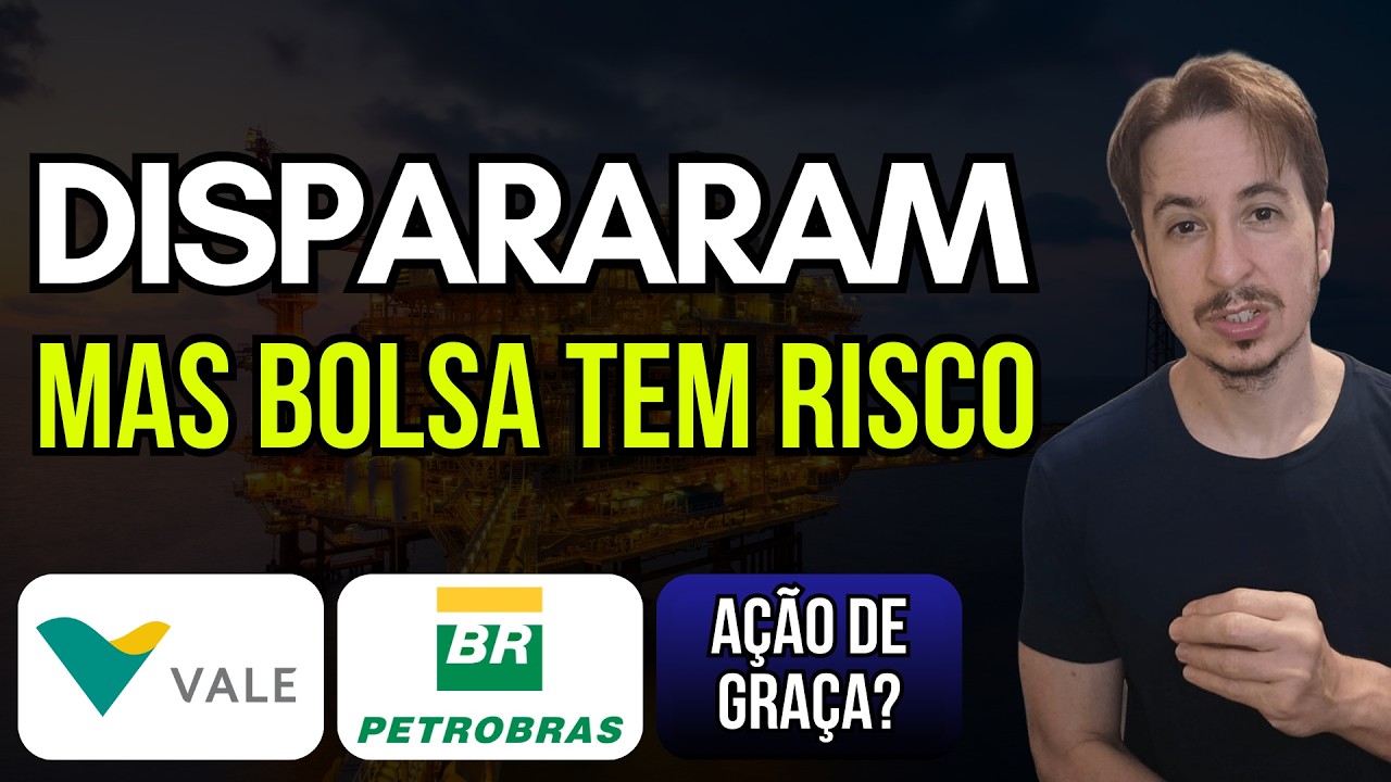 O Risco da Bolsa, Vale (Vale3) e Petrobras (Petr4) Disparam. Banco de Graça?