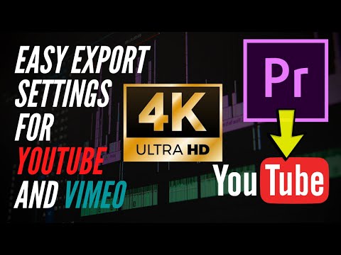 Step by Step 4K Export Setting For Adobe Premiere to Youtube/Vimeo