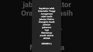 Download lagu percuma sekolah tinggi cuma jd PEMBULI #pemilu2024 #islam  #prabowo #gibran #gibranrakabumingraka mp3