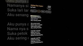 Download lagu lirik anjing dan ayam #lirik #lagu #lyrics #liriklagu #anjingdanayam #faiha #KS #viralvideo mp3