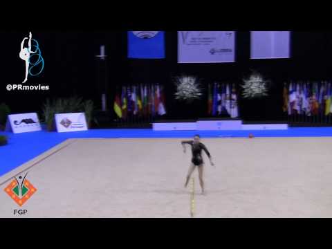 Yuqing Yang - CHN - Arco (Hoop) - Qualification - WC of Lisbon 2013