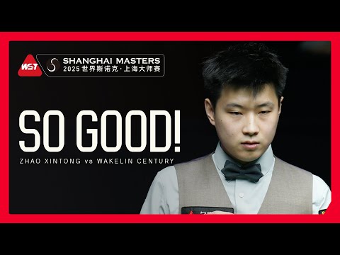 FIRST CENTURY AS WORLD CHAMP! | Zhao Xintong vs Chris Wakelin | 2025 Shanghai Masters
